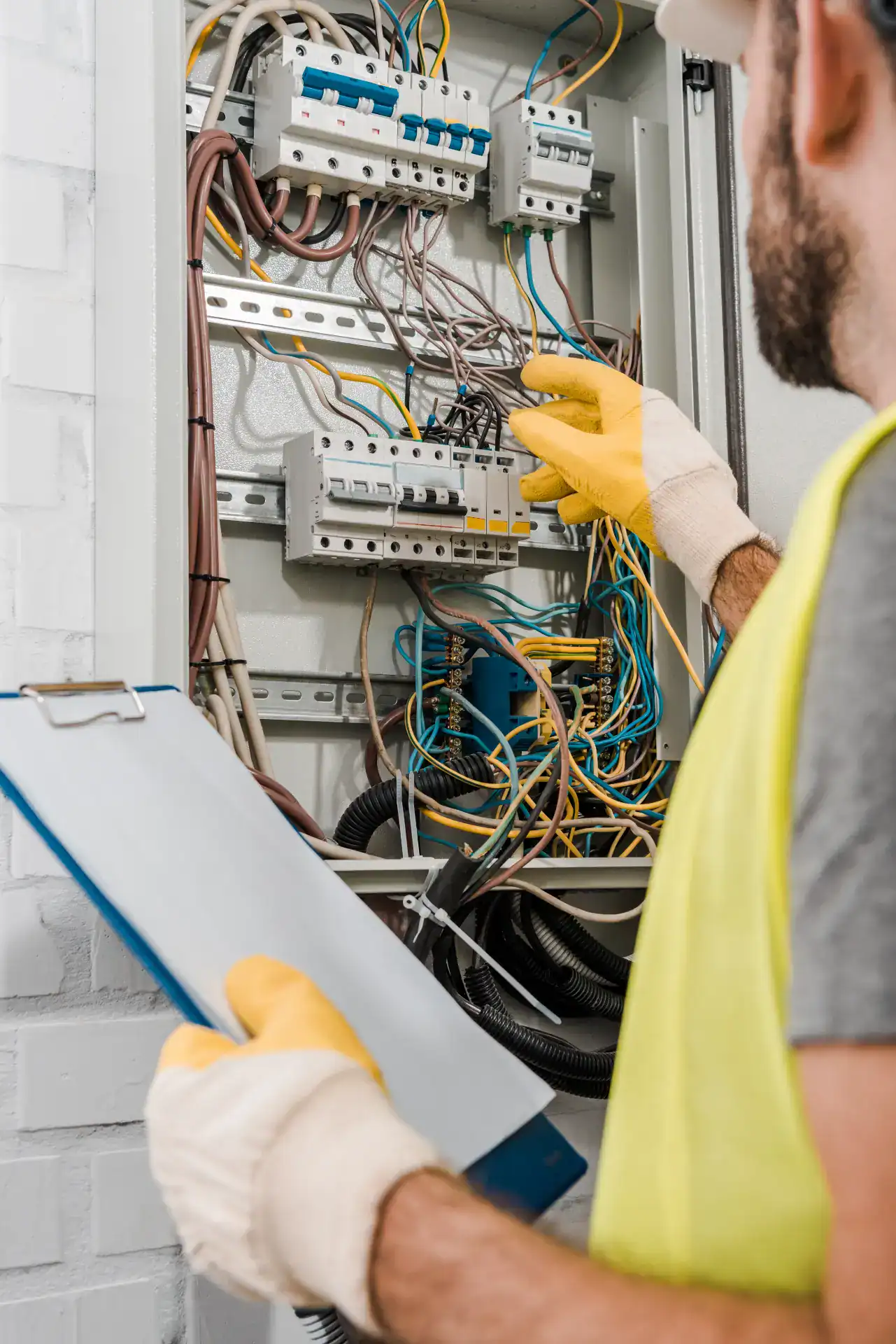 Tavler til elektrisk installation og vedligeholdelse.
