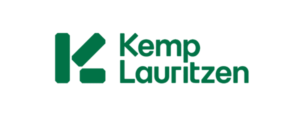 Kemp Lauritzen logo, symbol for El-Team Sjælland ApS, showcasing professional branding.