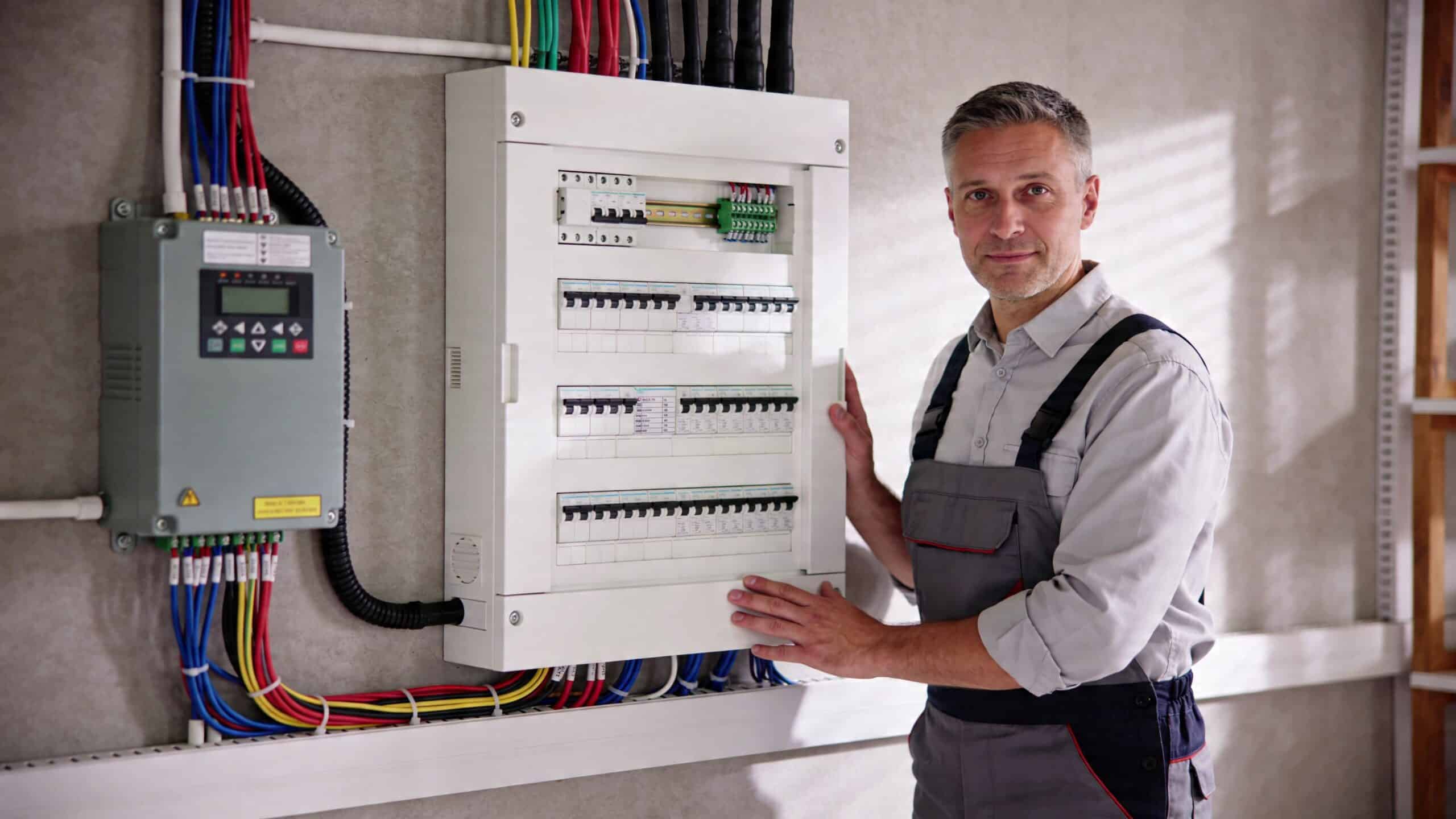 Elektriker installerer el-tavle i Køge til pålidelig elektrisk service.